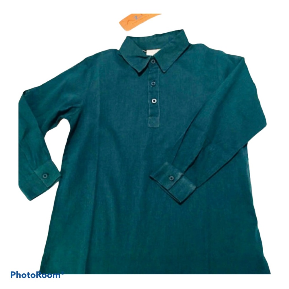 *AZUL Teal Shirt/Coverup, Size XS(4-5y)